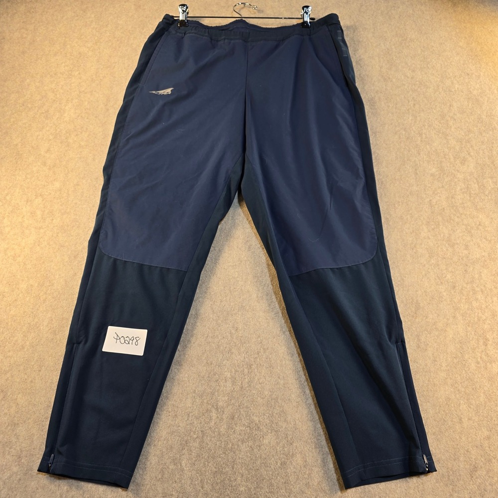 Altra Mens Running Pants Navy Blue Athletic Tapered Training Joggers‎ Size M
